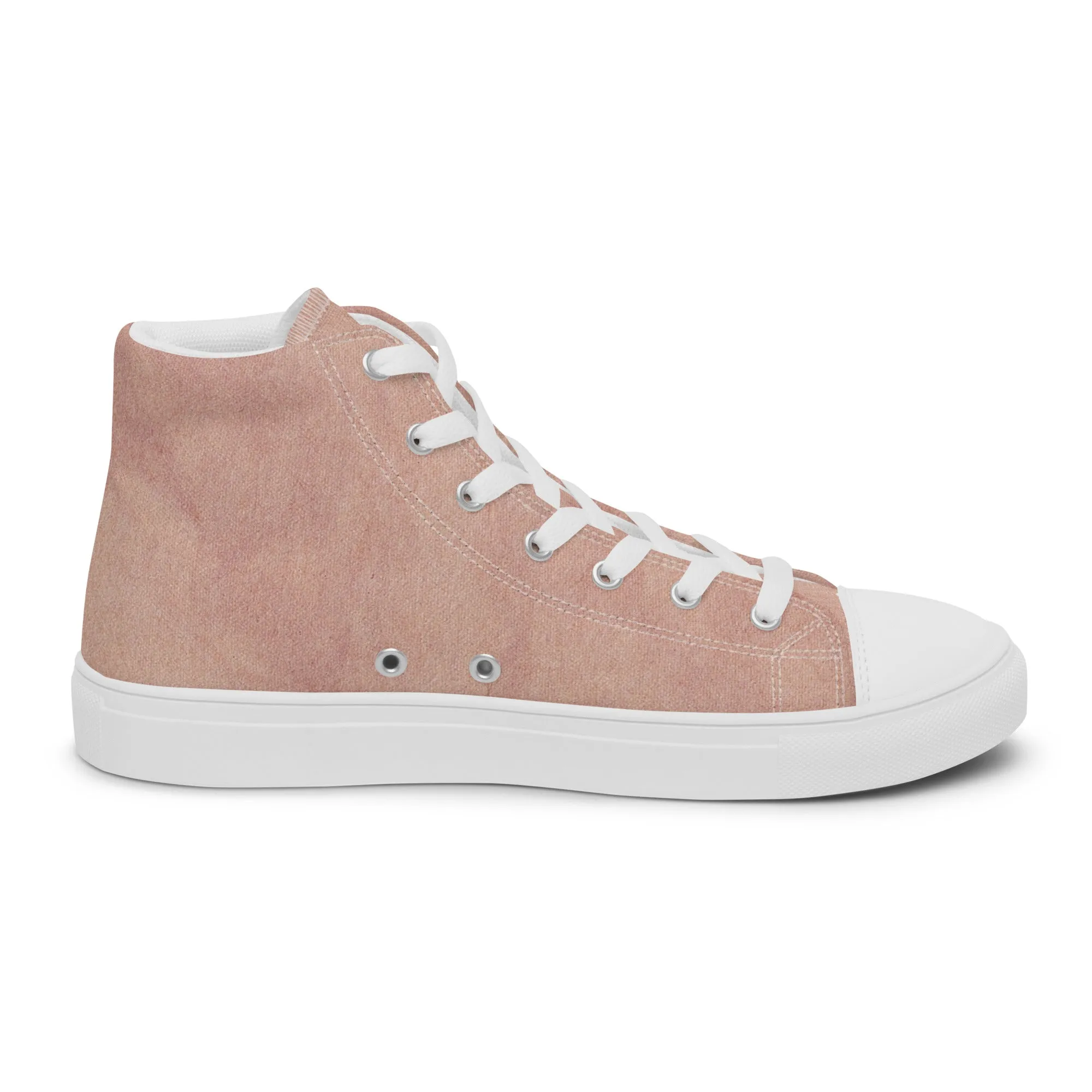 Urban Pink Women’s high top canvas shoes