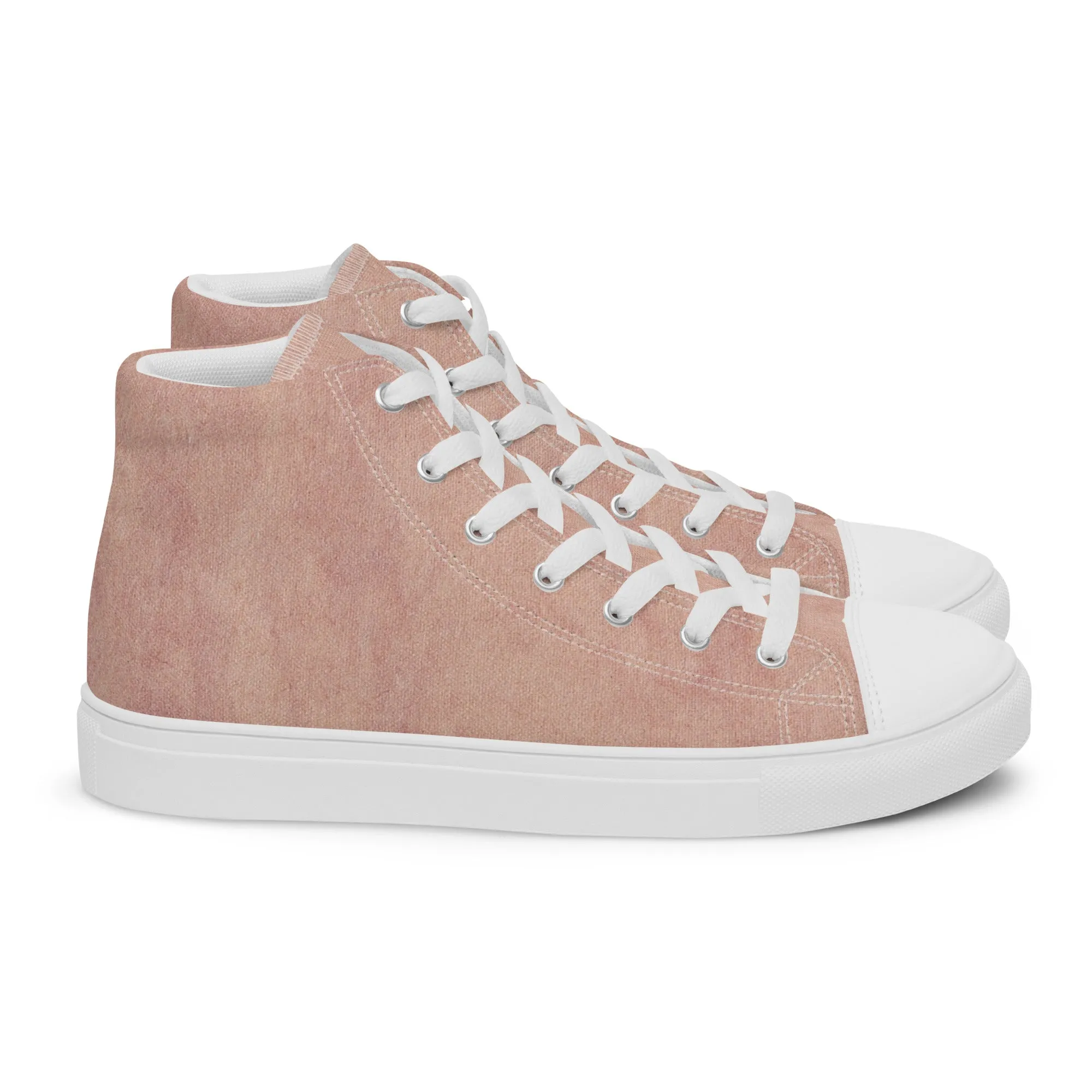 Urban Pink Women’s high top canvas shoes