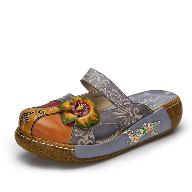 USS Shoes Rudi Women's High Quality Leather Clogs
