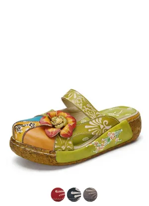 USS Shoes Rudi Women's High Quality Leather Clogs