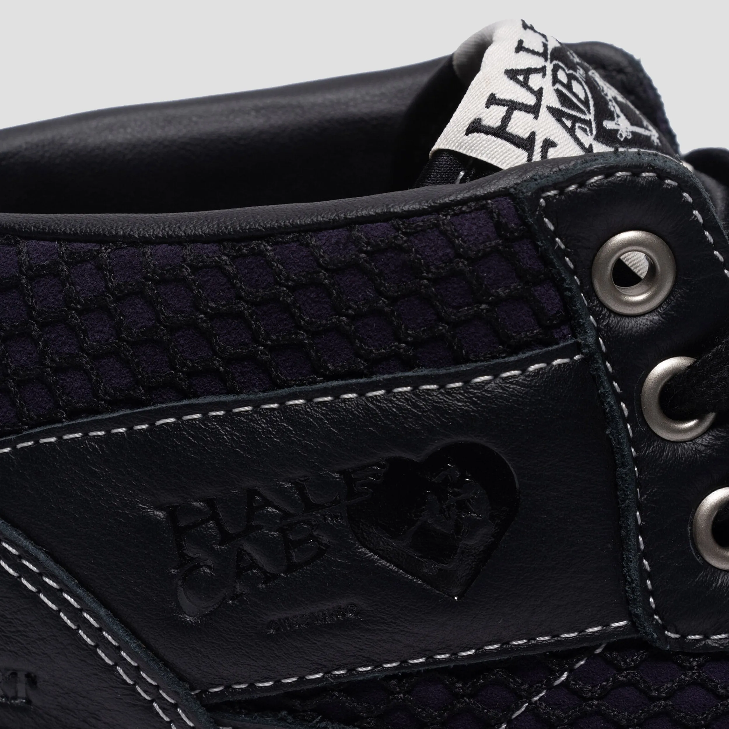 Vans X Passport Skate Half Cab Skate Shoes Black / Purple