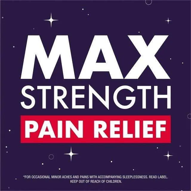 Vicks ZzzQuil Night Pain Nighttime Sleep Aid Pain Reliever - 60 Ct