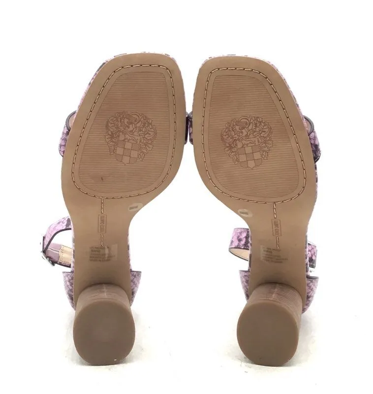 Vince Camuto Women's Pink Ankle Strap Heels - Size 9