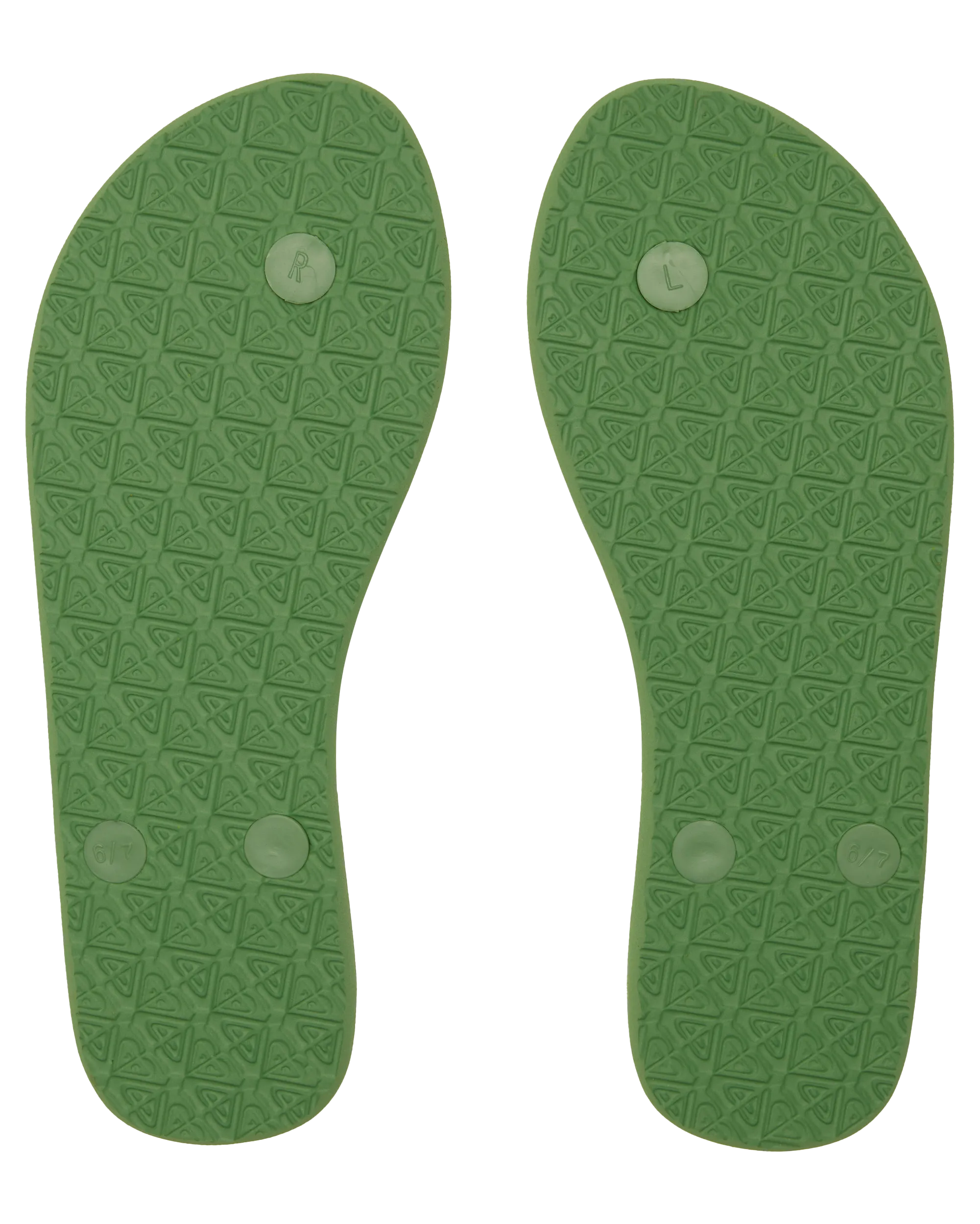 Viva IV Flip Flops in Antique Green