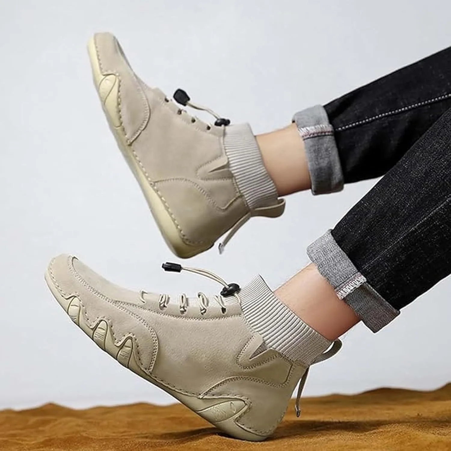 Walking Shoes Mens Loafers & Slip-Ons Couple's High Top Casual Shoes for Men and Women