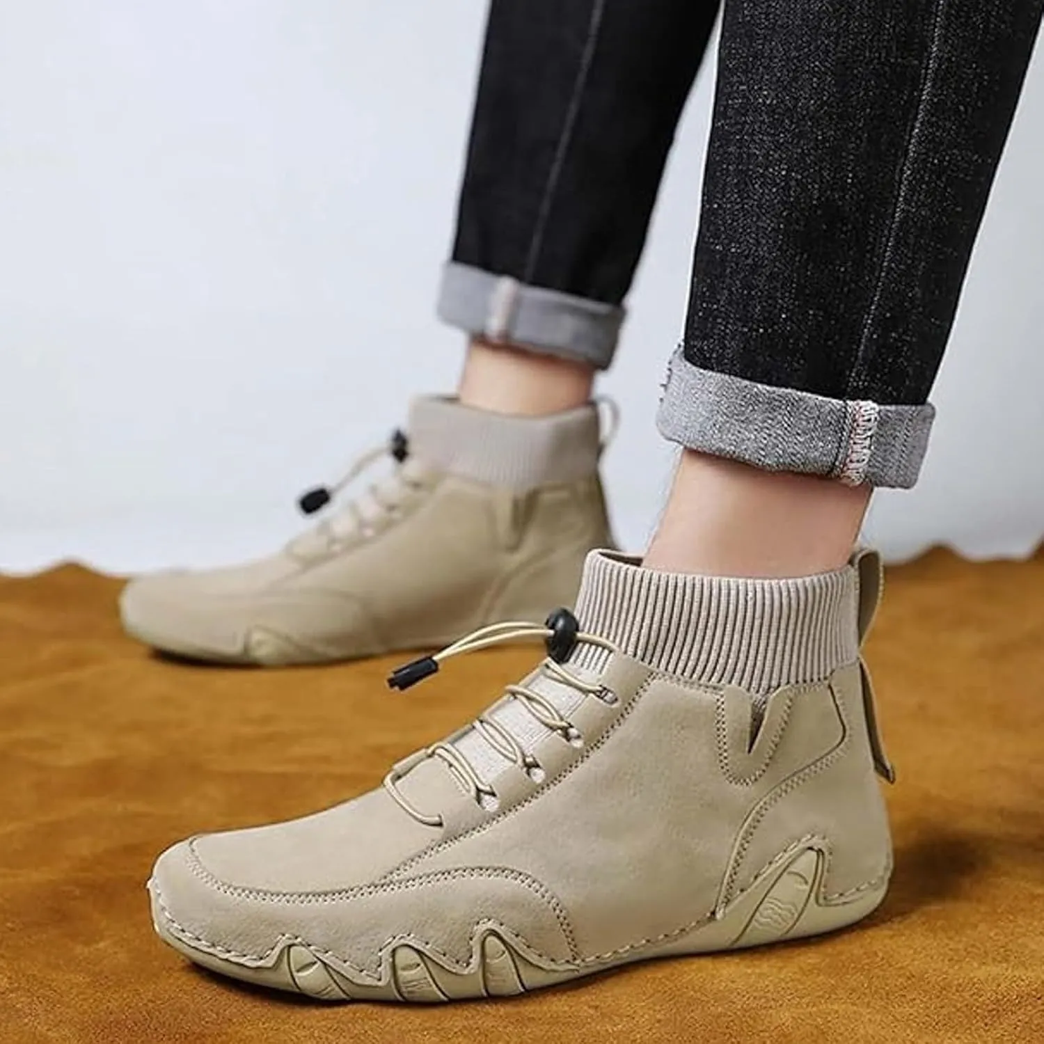 Walking Shoes Mens Loafers & Slip-Ons Couple's High Top Casual Shoes for Men and Women
