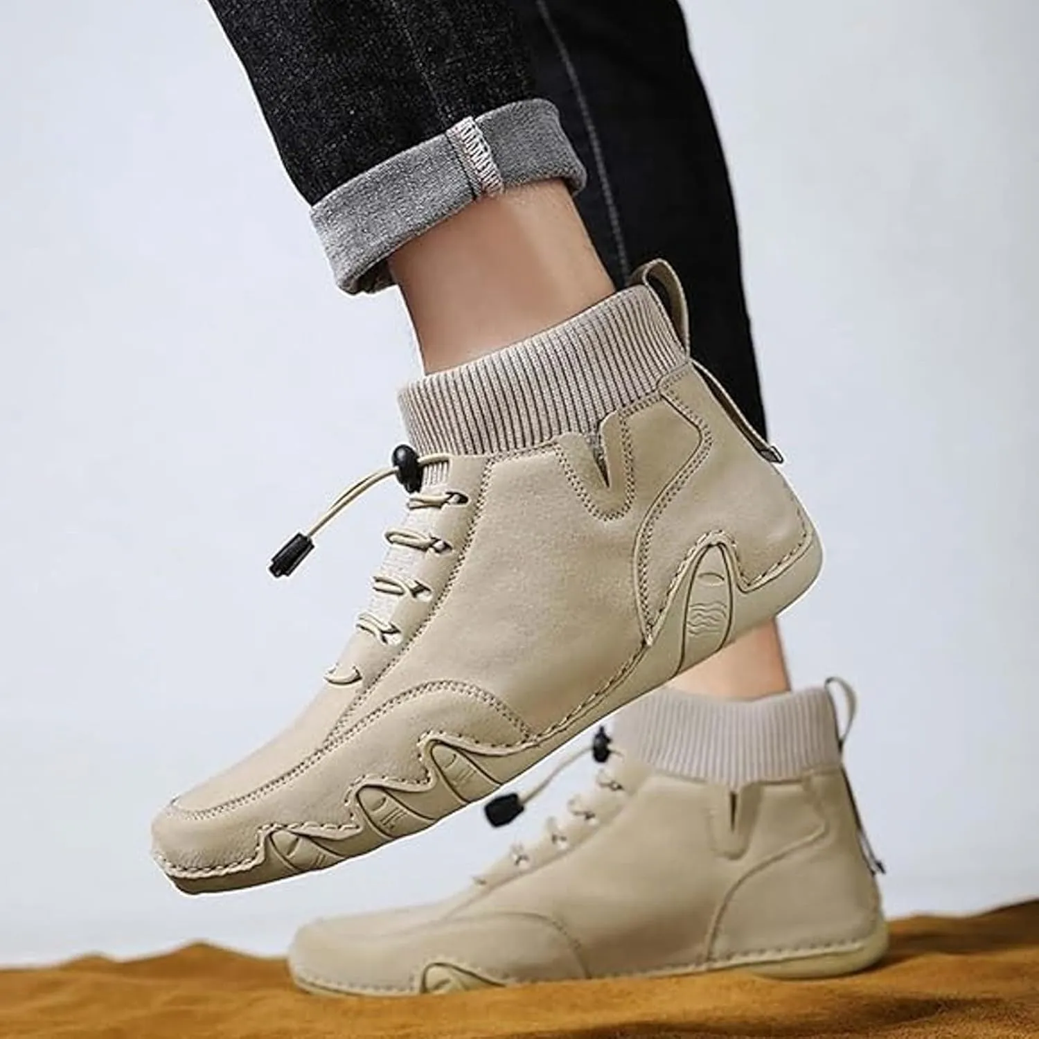 Walking Shoes Mens Loafers & Slip-Ons Couple's High Top Casual Shoes for Men and Women