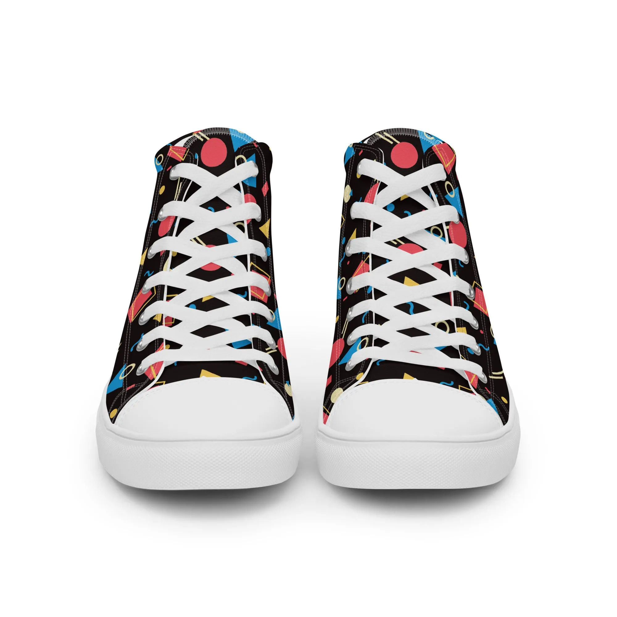 WATERMELON SUMMER Men’s High Top Canvas Shoes