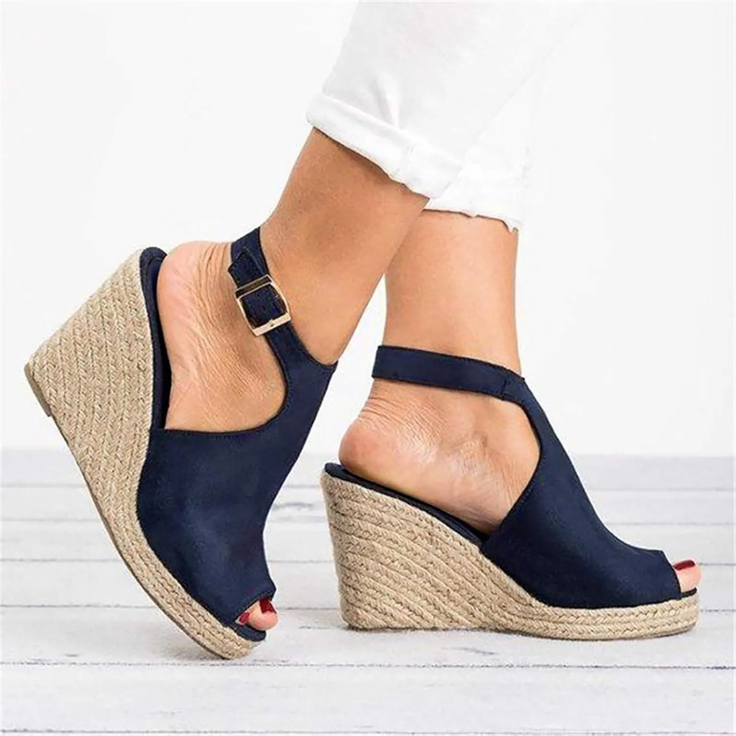Wedge Sandals for Women Slip On Mules with Side Cutouts and Mid Heel Platform for Effortless Casual Summer Style Orthopedic Sandal Beach Dressy Flip Flops for Wide Toe 2025 Spring