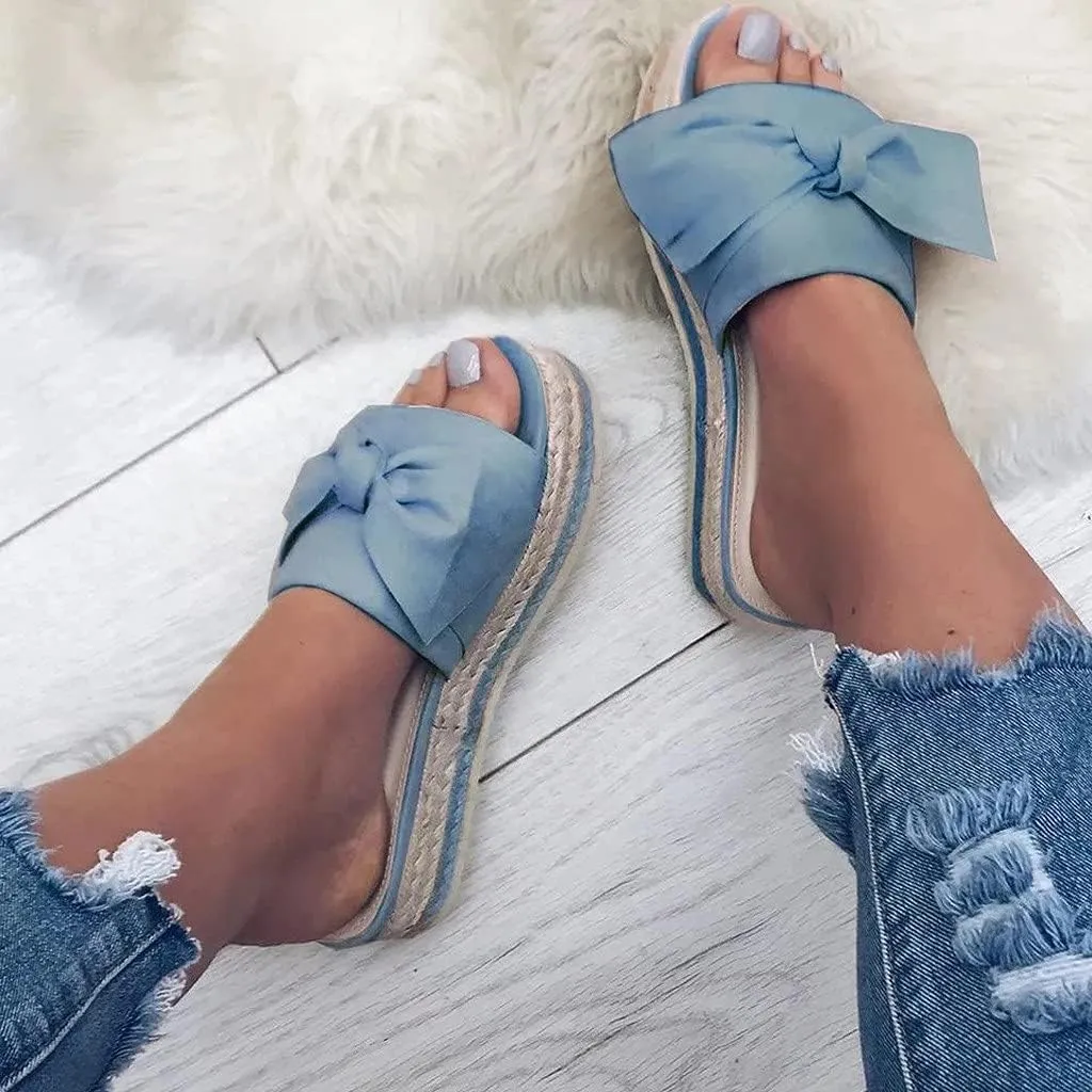 Wedge Sandals for Women Wide Width Options Slip On Cork Platform Espadrille Sandals with Adjustable Back Strap Orthopedic Sandal Beach Dressy Flip Flops for Wide Toe 2025 Spring