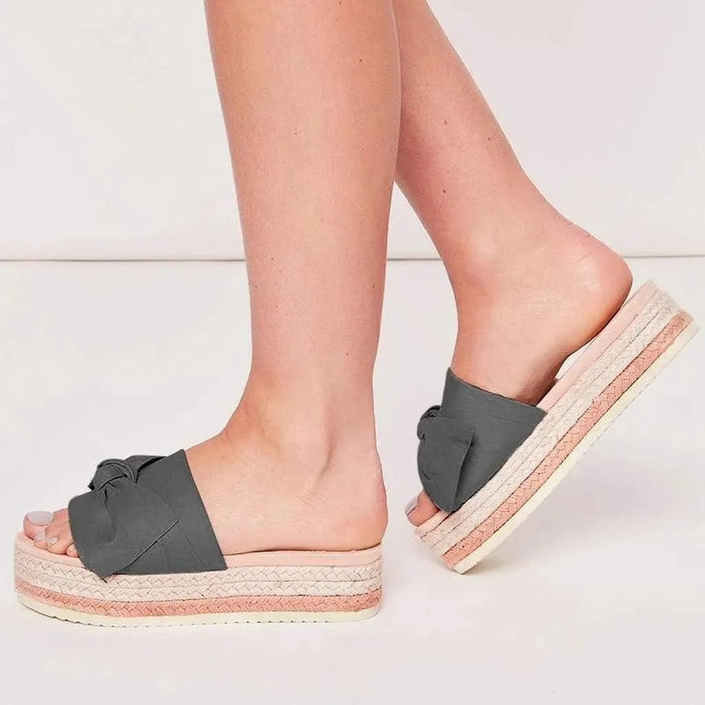 Wedge Sandals for Women Wide Width Options Slip On Cork Platform Espadrille Sandals with Adjustable Back Strap Orthopedic Sandal Beach Dressy Flip Flops for Wide Toe 2025 Spring