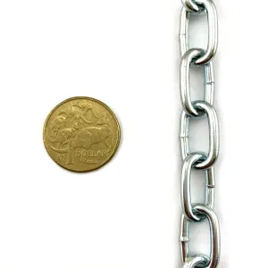 Welded Link Chain - Zinc Plated - 3mm x 25kg (145m)