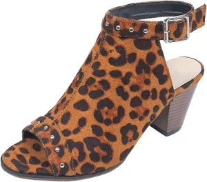 Women Chunky Heel Sandals Open Toe Strappy Ankle Strap Square Toe Comfortable Shoes