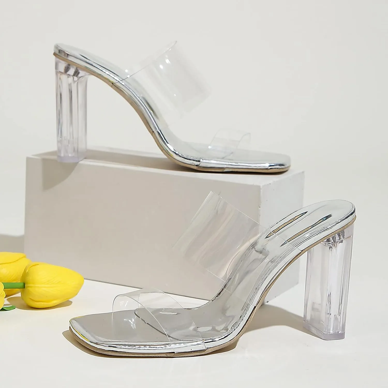 Women Low Wedge Sandals Summer Dressy Comfortable Open Toe Elastic Ankle Strap Casual Block Heel