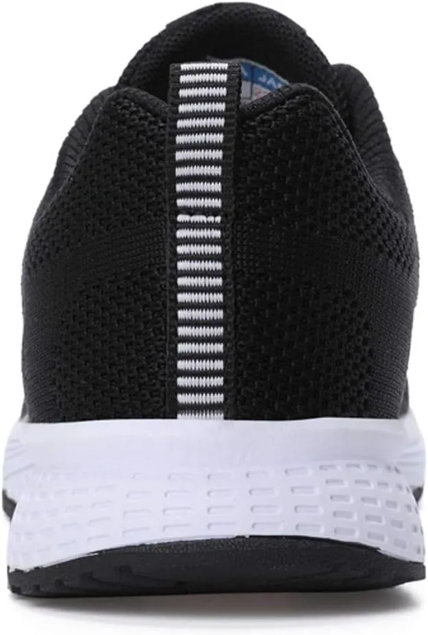 Women's Fashion Sneaker Non Slip Breathable Lightweight Comfortable Lace Up Womens Trail Running Shoes Flats Loafers Womens White Platform Sneakers
