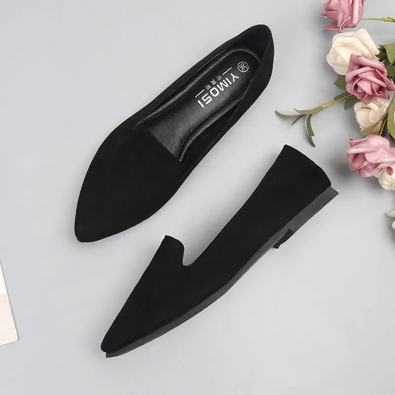 Women's Flat Shoe New Fashion Pointed Toe Women's Work Spring Autumn Leisure Women's Single Shoes
