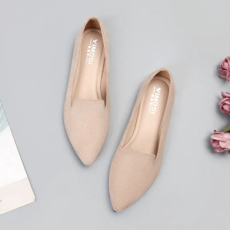 Women's Flat Shoe New Fashion Pointed Toe Women's Work Spring Autumn Leisure Women's Single Shoes