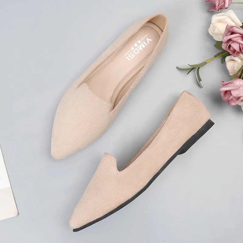 Women's Flat Shoe New Fashion Pointed Toe Women's Work Spring Autumn Leisure Women's Single Shoes
