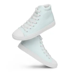 Women’s Glacier Blue high top canvas shoes, Women's high top sneakers