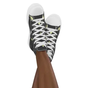 Women’s high top canvas shoes