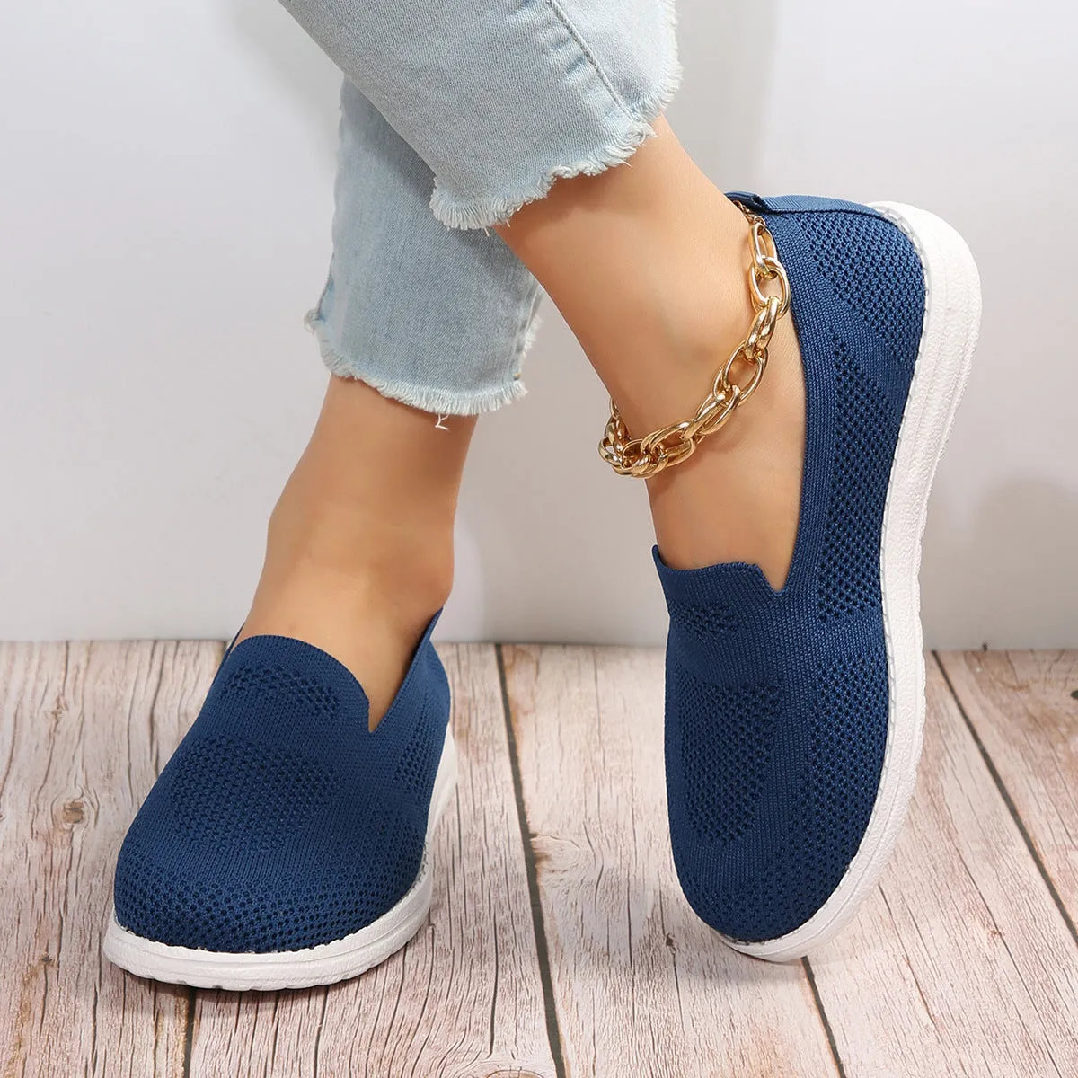 Women's Mesh Slip On Loafers