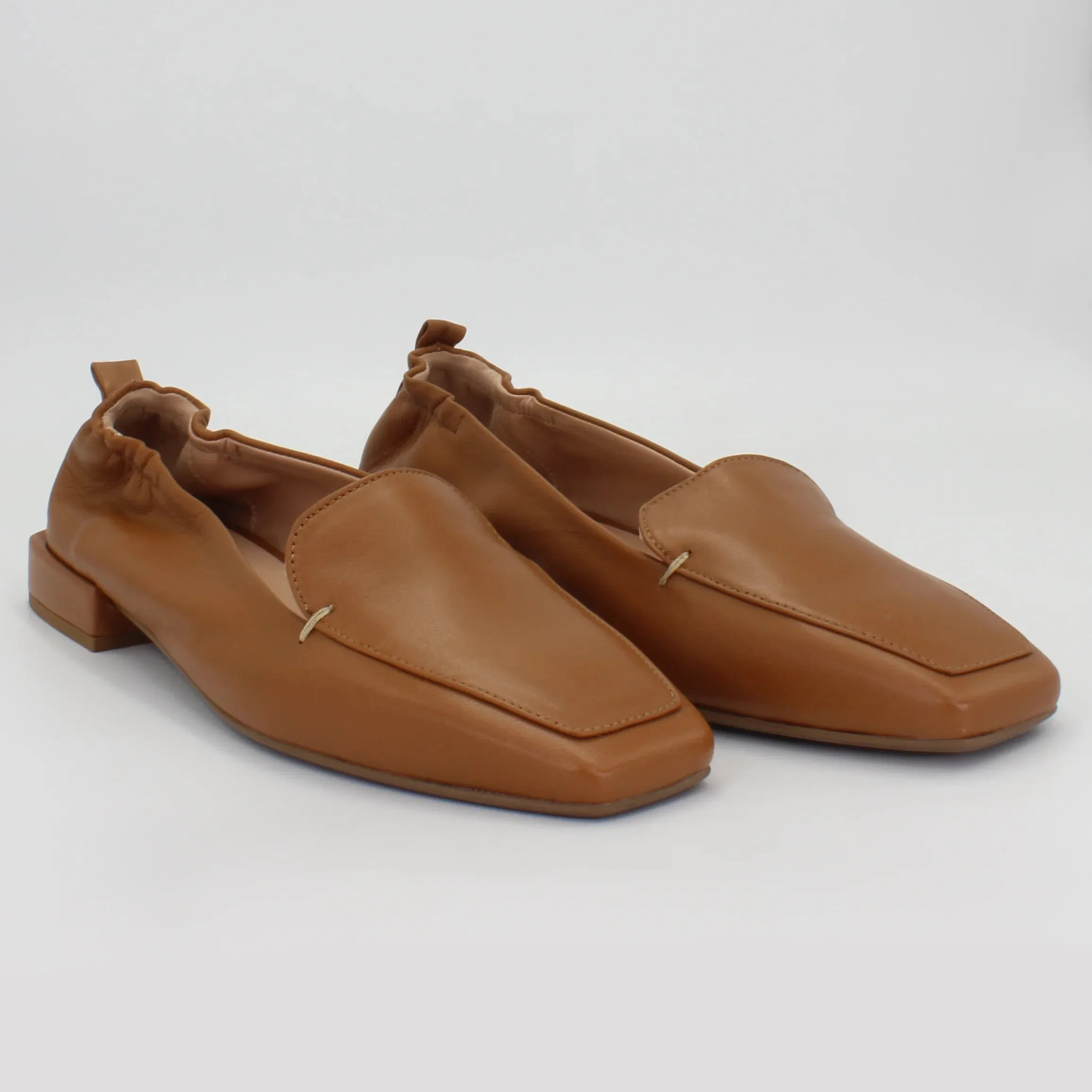 Women's Moccasin in calf leather cuoio nappa (DARIA 18)