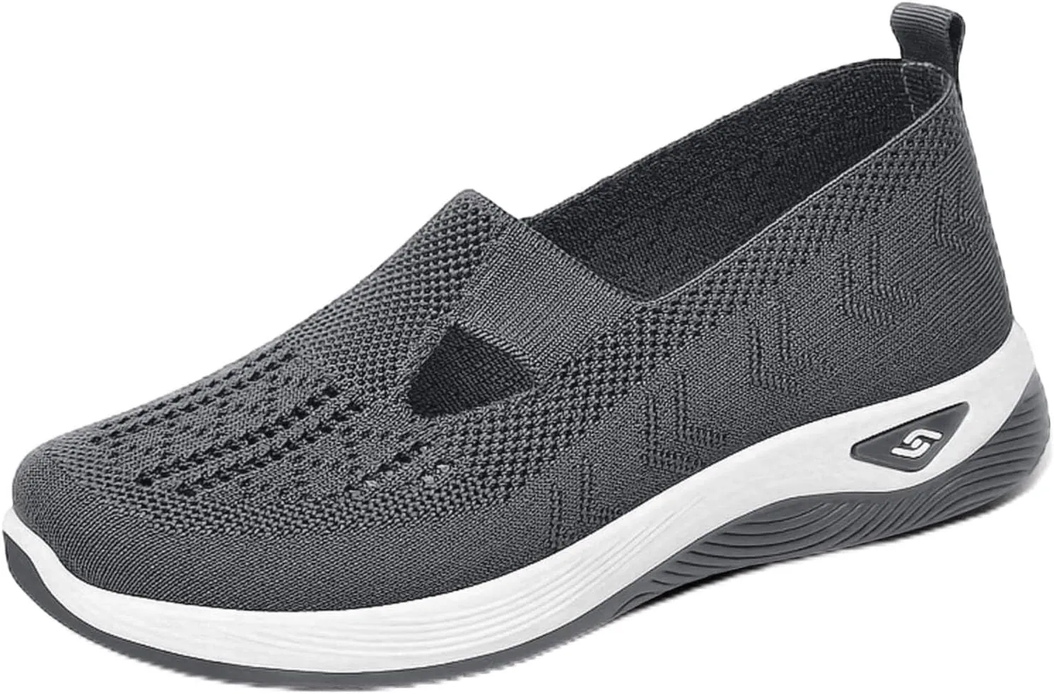 Women's Summer Fashion Mesh Breathable Casual Shoes Round Head Non Slip One Foot Stirrup Casual Sneakers Casual Walking Shoes