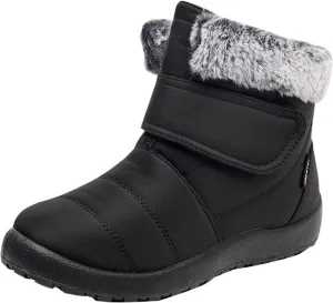 Womens Winter Boots Fur Lined Booties Winter Ankle Boots Waterproof Outdoor Anti-Slip Comfortable Short Boot
