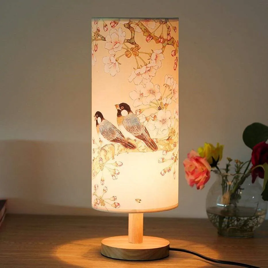 Wooden Base Table Lamp