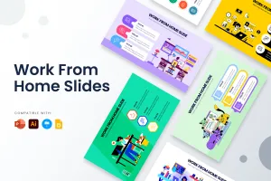 Work From Home Infographic Templates