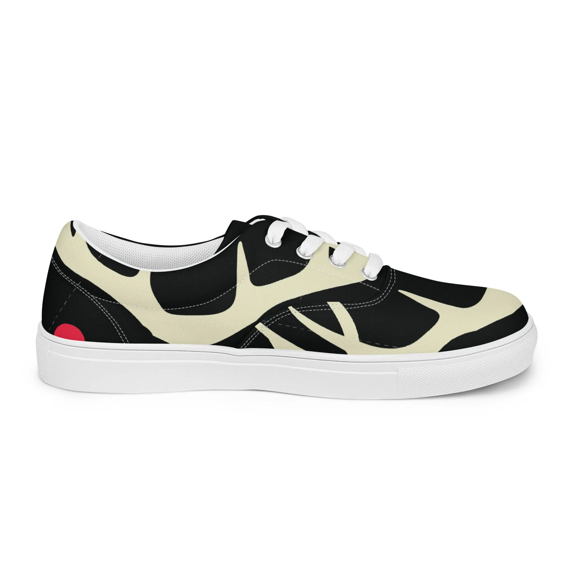 YOU ARE NOT ALONE Men’s Lace-Up Canvas Shoes
