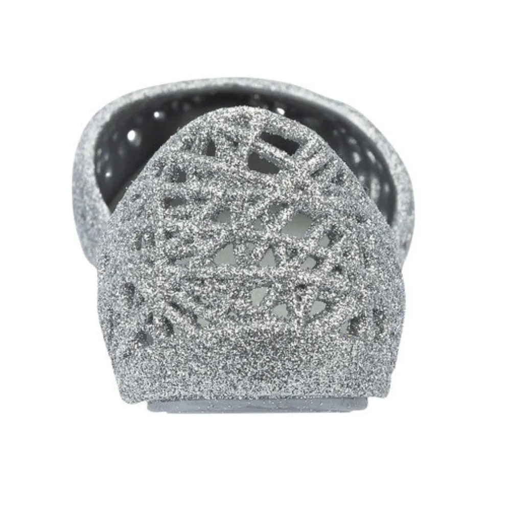 Zig Zag Glitter Silver Melissa