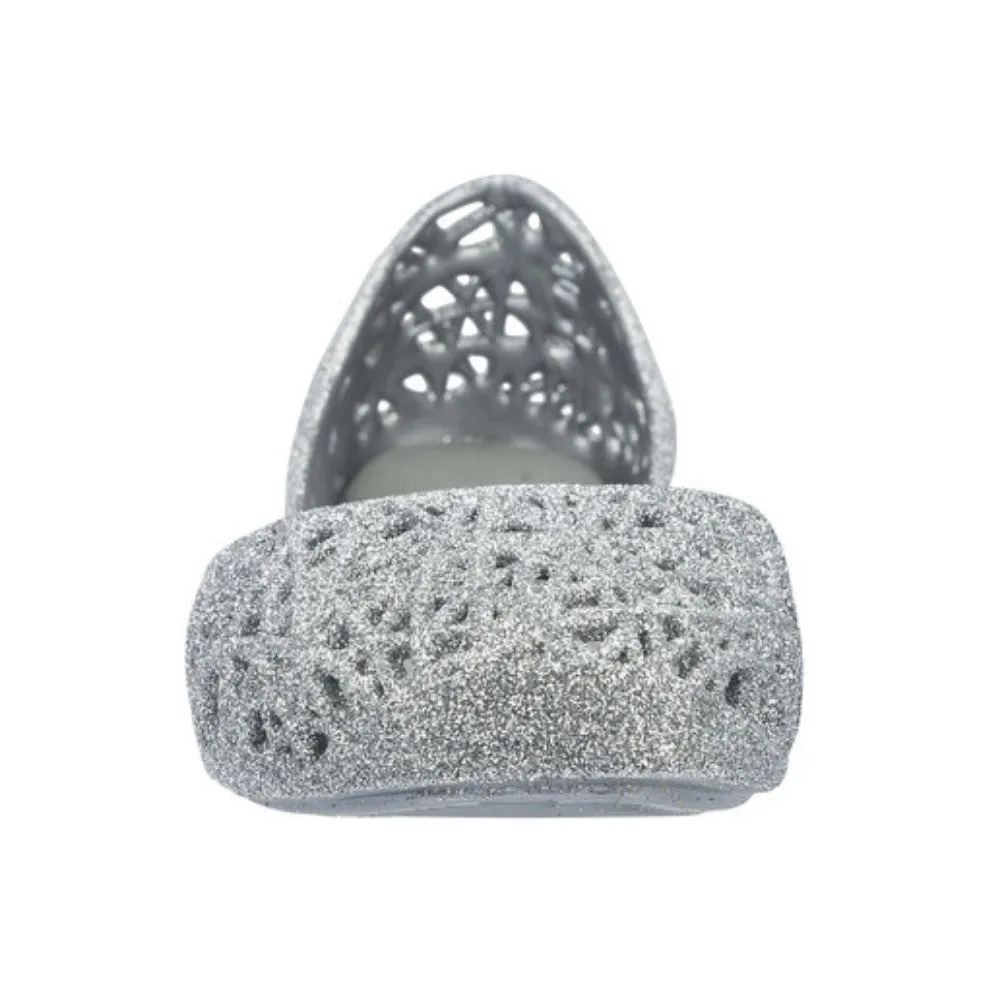 Zig Zag Glitter Silver Melissa